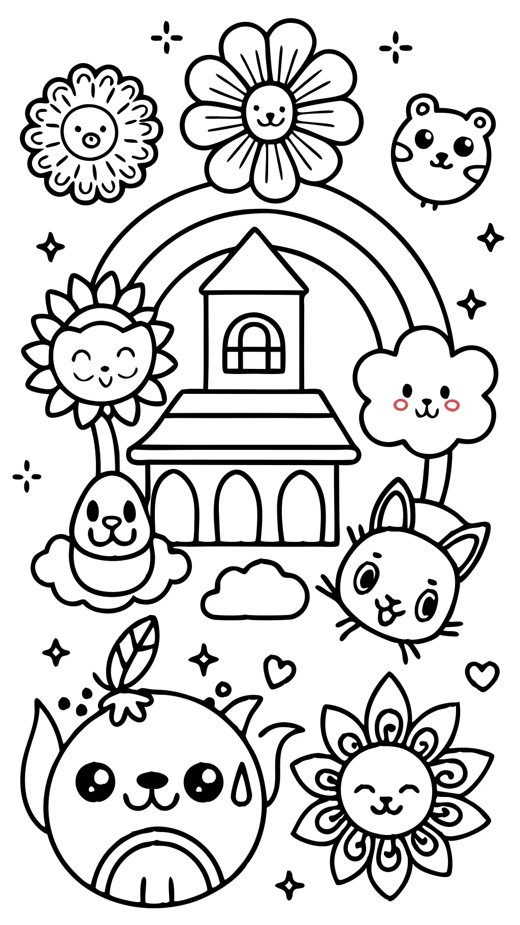 coloring pages happy